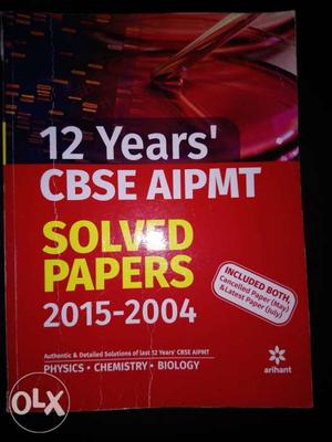 Completely solved 12 years CBSE AIPMT papers.