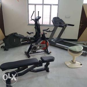 Completly new gym equipments only 1 yr old, all
