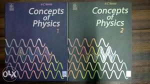 Concepts of Physics HC Verma Vol 1 & 2 New Edition.