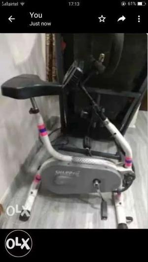 Exercise cycle suitable for home and gym