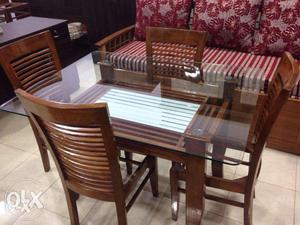 Good Item new Dining Table set. 4 chair