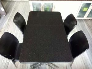 Granite Dining table 4 chairs