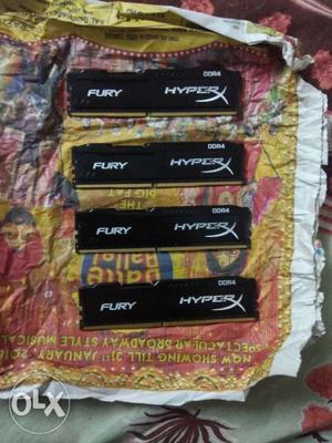Hyper X fury DDR4 (8 GB Ram) (4 Nos Available)