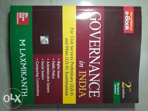 New book Governance in India by M LAXMIKANTH (For