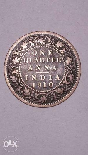 One quarter anna india  of Edward 7 king &