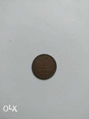 Round Copper-colored Coin