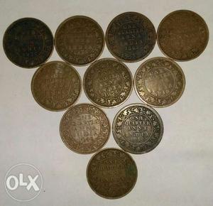 Set of 10 quarter Anna for sell urgently