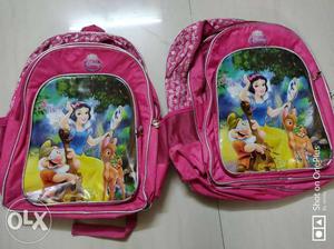 Two Disney Snow White School bags