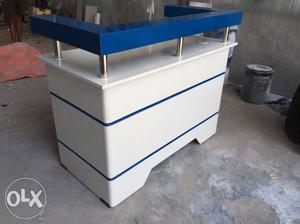 White colour cash counter from Aarti Furnitures..