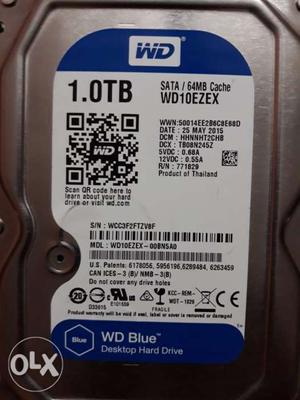 1TB new harddisk not used