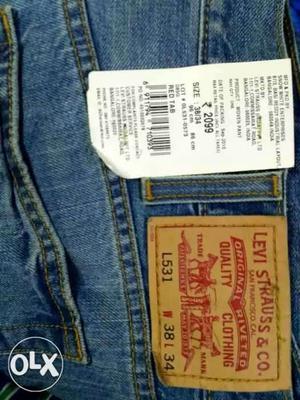 25 pieces Blue And White Denim Bottoms old pattern, "BROAD