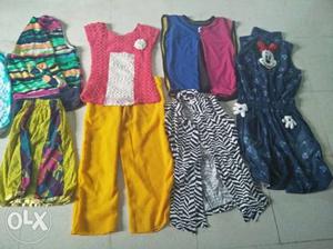 All clothes for 4 to 7 years old girl