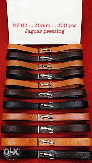 Black And Brown Leather Straps