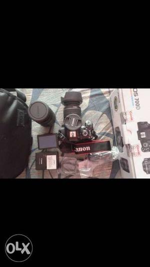 Black And Gray DSLR Camera Set