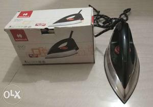 Black And Gray Electric Clothes Iron With Box