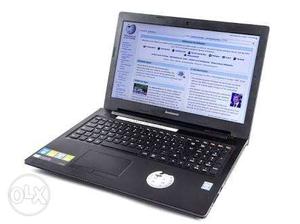 Black And Gray Lenovo Laptop