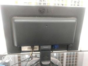Black LG LCD Computer Monitor
