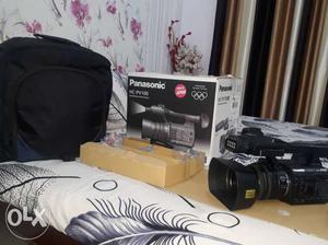 Black Panasonic Video Camera With Box