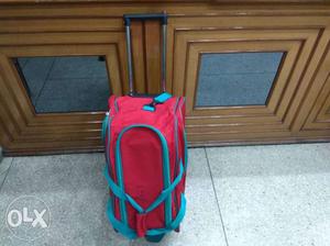 Blue And Red Backpack Carrier