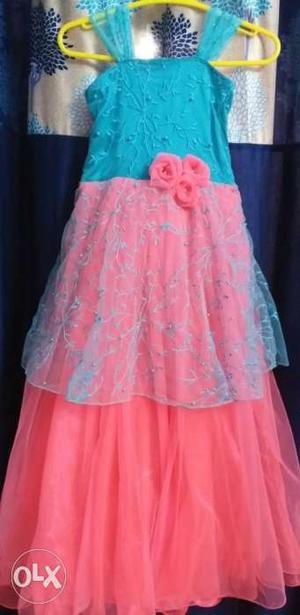 Designer gown for 8 to 9 years girl.from my