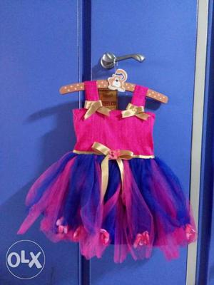 Doll dress for a baby girl aged  yrs old