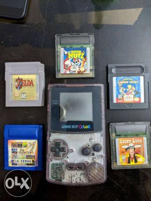 GAME BOY COLOR with 4 Carteges