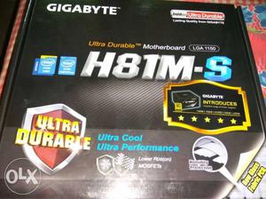 Gigabyte H81ms motherboard WITH 3 YEAR WARRENTY