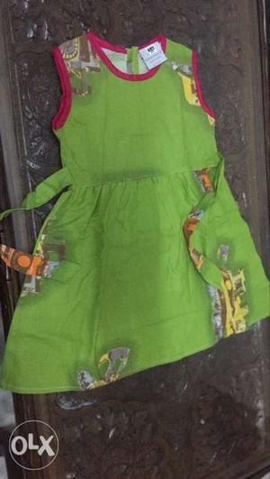 Girls frock age 1yr to %cotton different colors