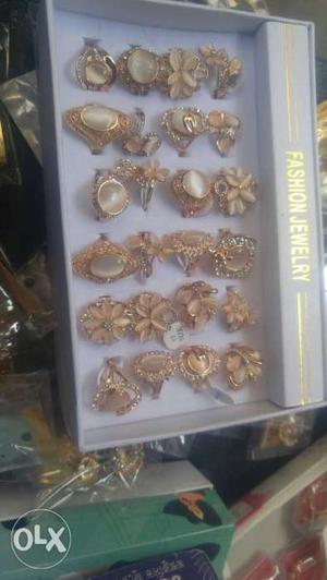 Gold-colored Ring Collection
