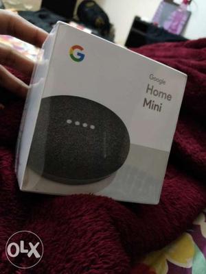 Google Home Mini sealed pack,charcoal black