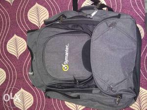 Gray Symantec Backpack