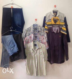 Jeans pants t-shirts shirts at negotiable price if