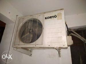 Koryo 1.5 ton split AC, working condition, gas to