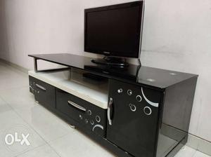 Lcd Tv With Black Base