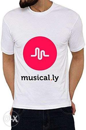 Men's New Cotton Musically Printed T-shirt