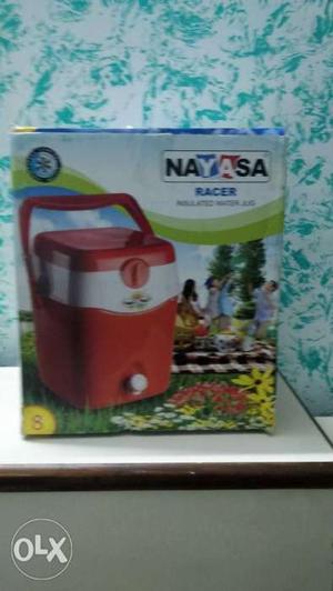 New Red Nayasa Dispenser Jug Box