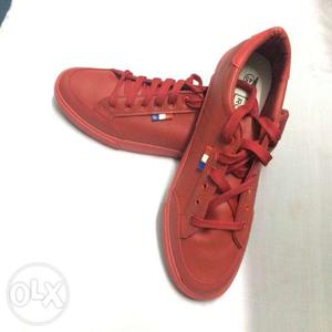 New red shoes size 9
