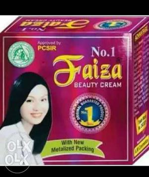 PCSIR Faiza Beauty Cream Box