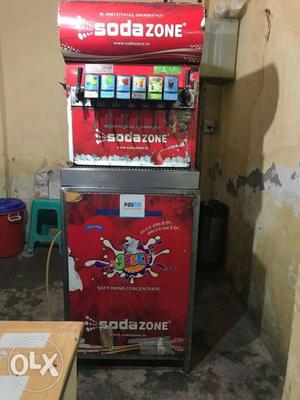 Red Soda Zone Beverage Dispenser
