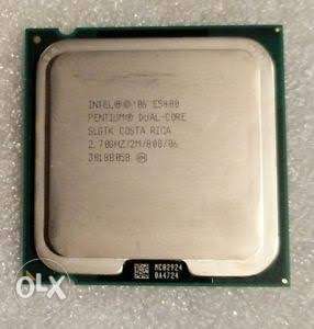 Silver Intel Computer Processor