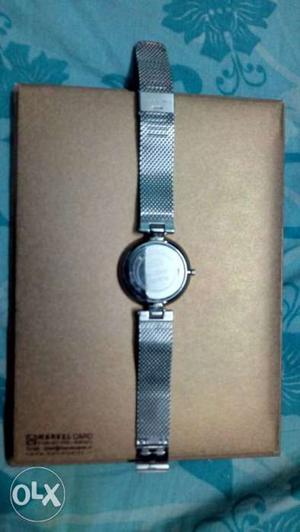 Stainless steel watch brand new(price negotiable)