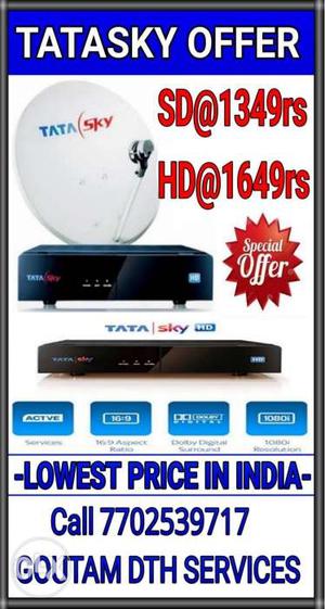 TataSky Offer!!New Dth Connections at Just rs Only.Hurry