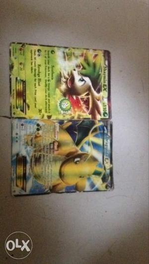 Two Pokemon Trading Card
