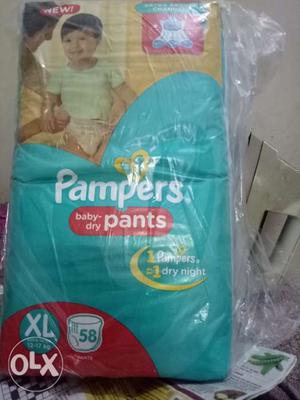 Unused sealed Pampers diapers For sale size xl 58