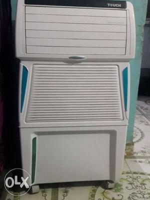 White And Blue Touch Portable AC Unit