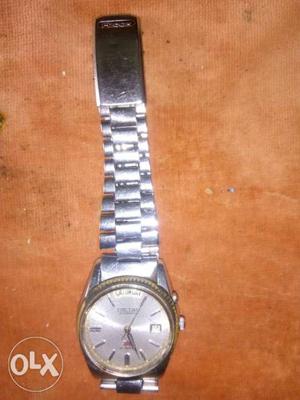 White steel watch very old Rico