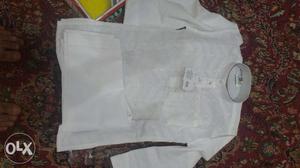 White stylish khan dress type dress for baby boys