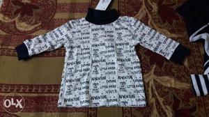Baby Polo neck tshirt 0-3 months