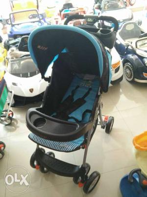 Baby's Black And Blue Travel System