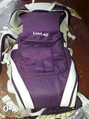 Baby's Purple And White LuvLap Breathable Carrier